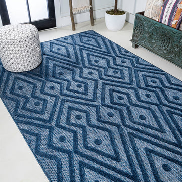 Balansat Moroccan Diamond Indoor/outdoor Area Rug